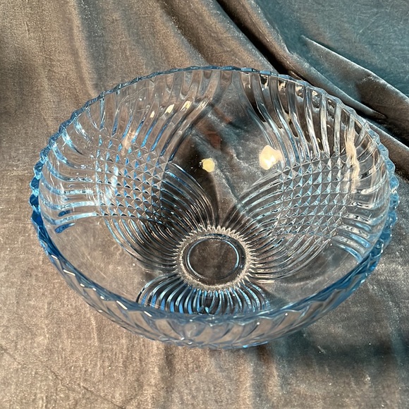 Ice Blue Glass Bowl - Picture 2 of 4